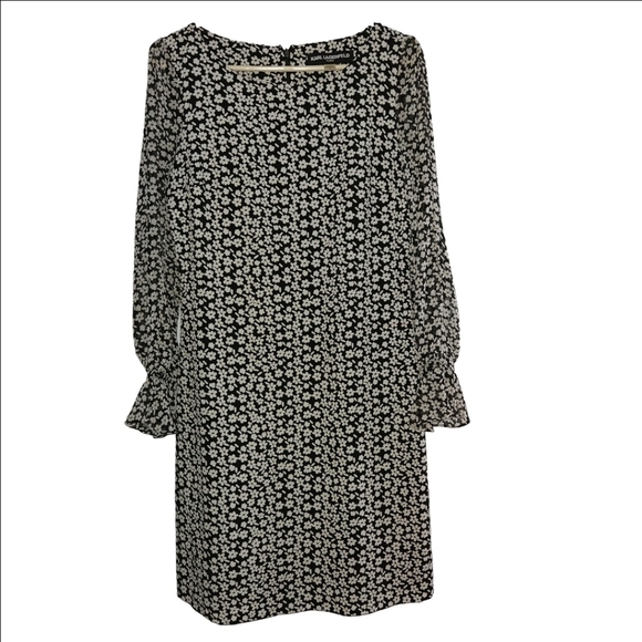 Karl Lagerfeld Paris Floral Shift Dress - Picture 1 of 7